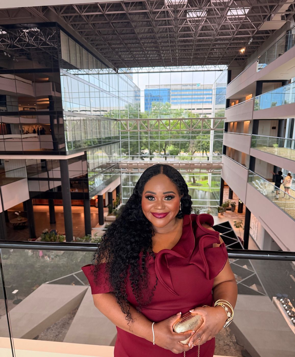 Maryann at a professional event
